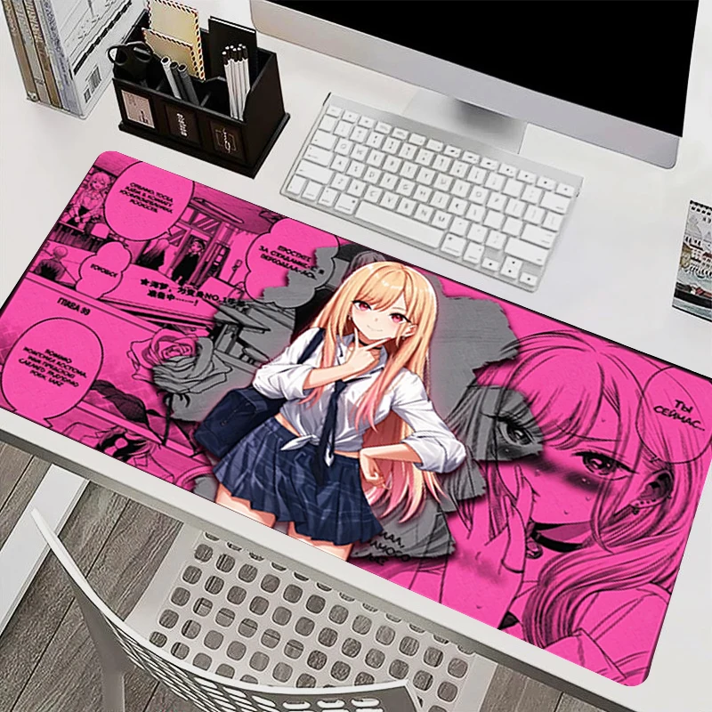 Japan Anime Mousepad My Dress Up Darling Office Deskmat Game Keyboard Protect Mat Marin Kitagawa kawaii desk mat Gaming MousePad