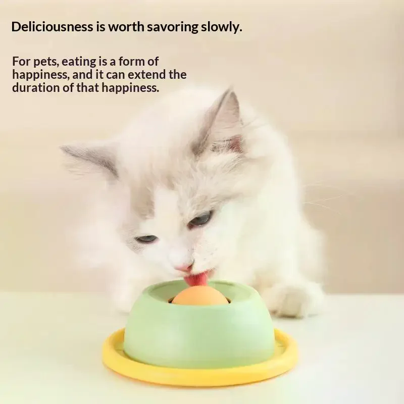 Pet Lick Mat Yogurt Licking Plate Slow Feeder For Dogs & Cats - Interactive Snack Bowl Promotes Dental Health Pet Licking Mat