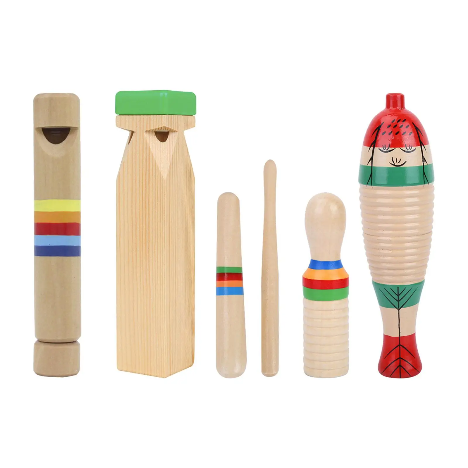 Montessori Percussion Instrument Music Percussion Toy Early Learning Enlightenment Wooden Kids Music Art Toy for Boys Girls