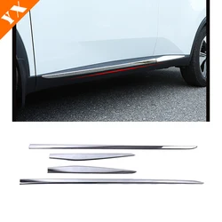 Car Side Body Trim Front Center Grill Bumper Protect Cover Anti Hit/kick Frame Stainless 2022-2024 For Changan CS55 Plus 2 gen