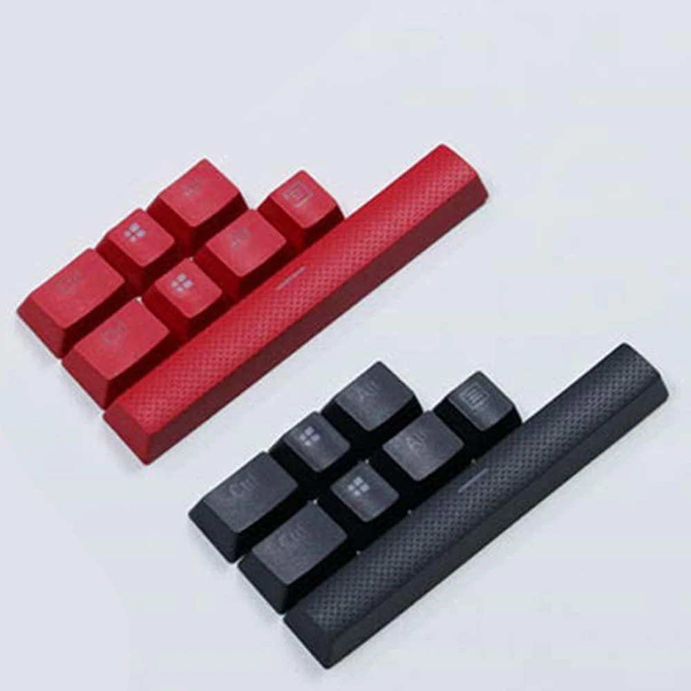 Keycaps PBT per Corsair K65 K70 K95 per tastiera da gioco meccanica Logitech G710 +, tappi per tasti retroilluminati per Cherry MX (nero)