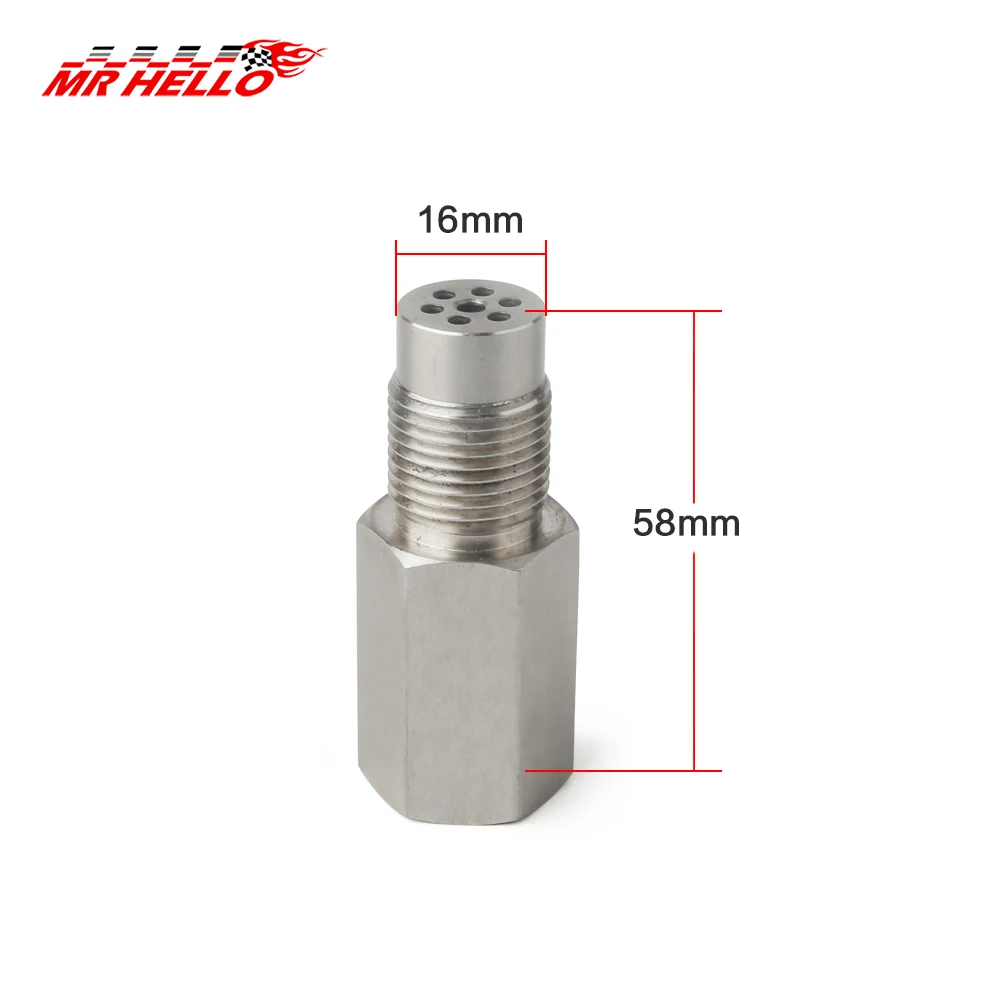 For Fault Code P0420 P0430 Universal Sensor Spacer Adapter M18X1.5 Check Engine Light CEL Mini Catalyst