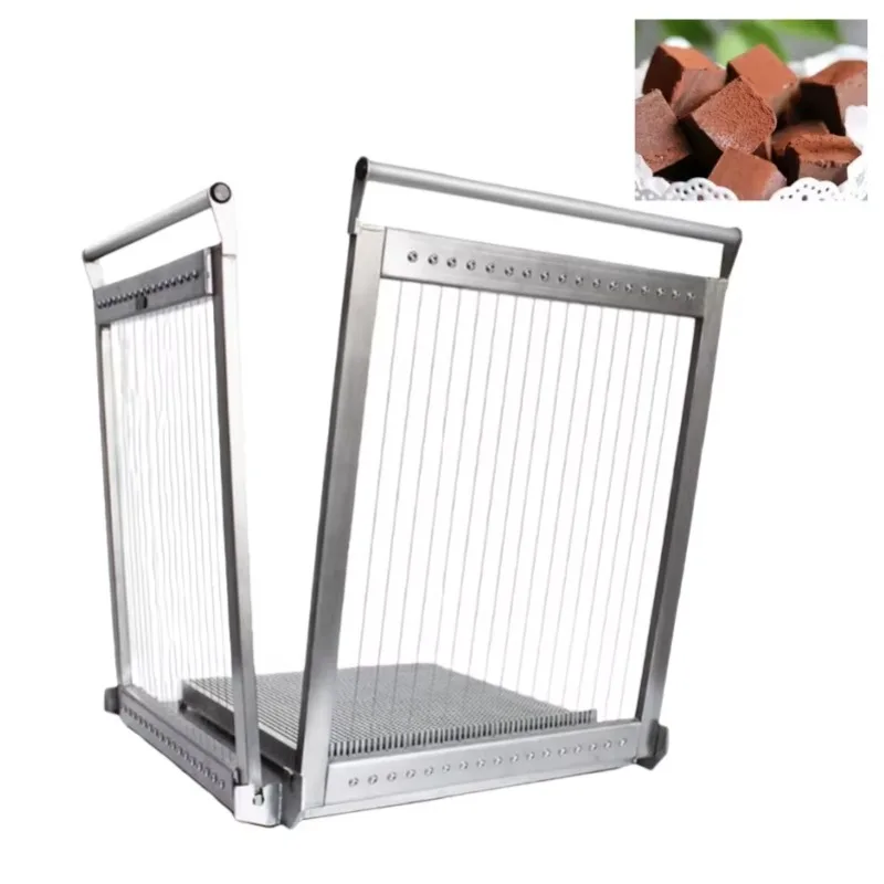 Dual Arm Line Cutting Machine For Chocolate Cheese Mousse Food Processing Steel Construction PLC Core Components