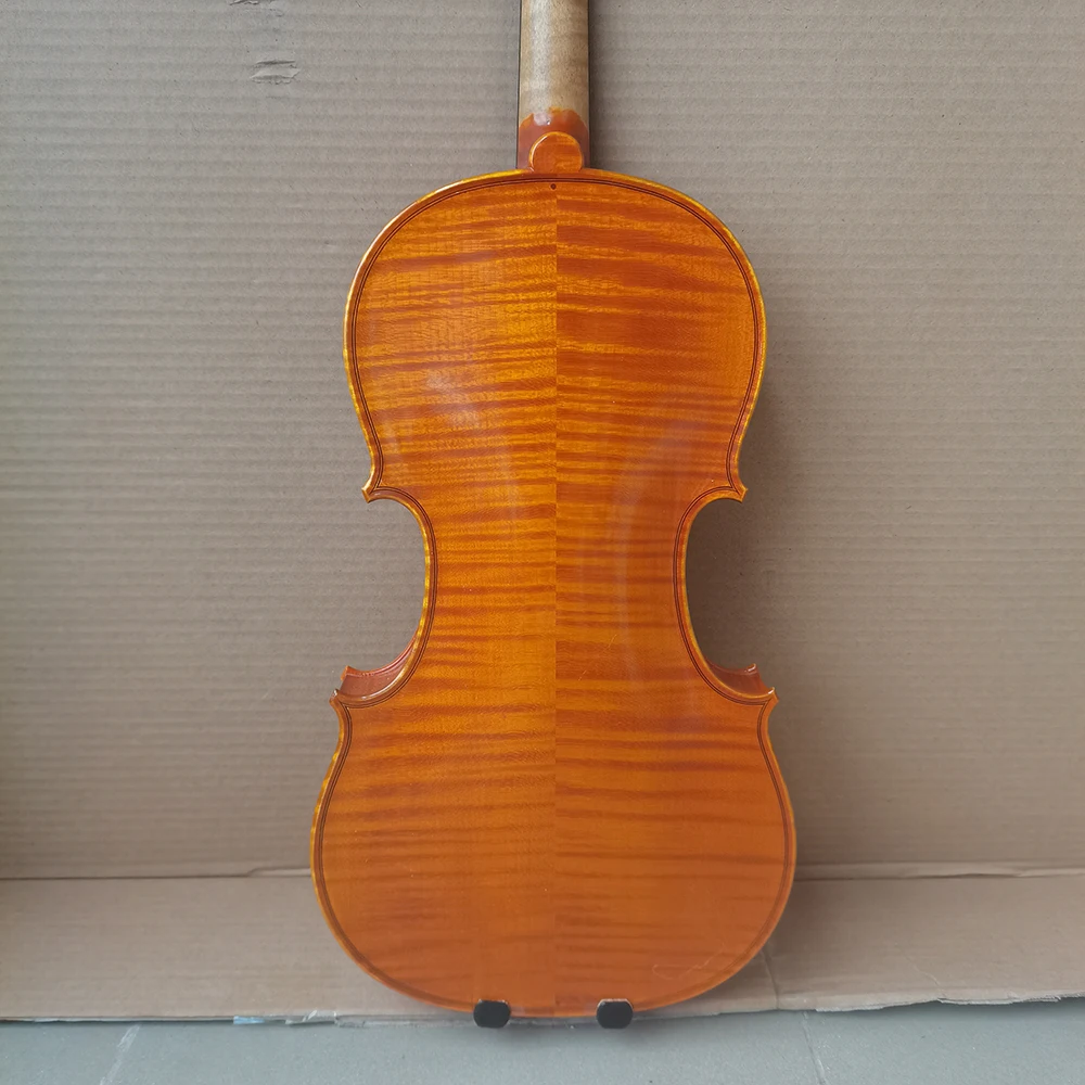 

100% Professional Handmade yellow violin 4/4 Stradivarius Italian vintage oil varnish spruce Maple violino Student violin