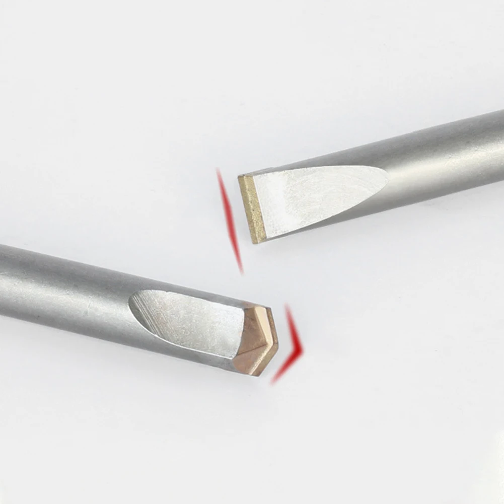 1pc Pointed Chisel/flat Chisel For Excavation Operations Drilling Walls Cement Walls Concrete Stone Power Tools Spare Parts