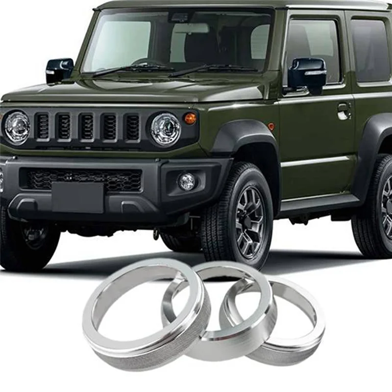 

A98E-Автомобильный кондиционер, накладка на кнопку кондиционера, кольцо для Suzuki Jimny 2018-2019