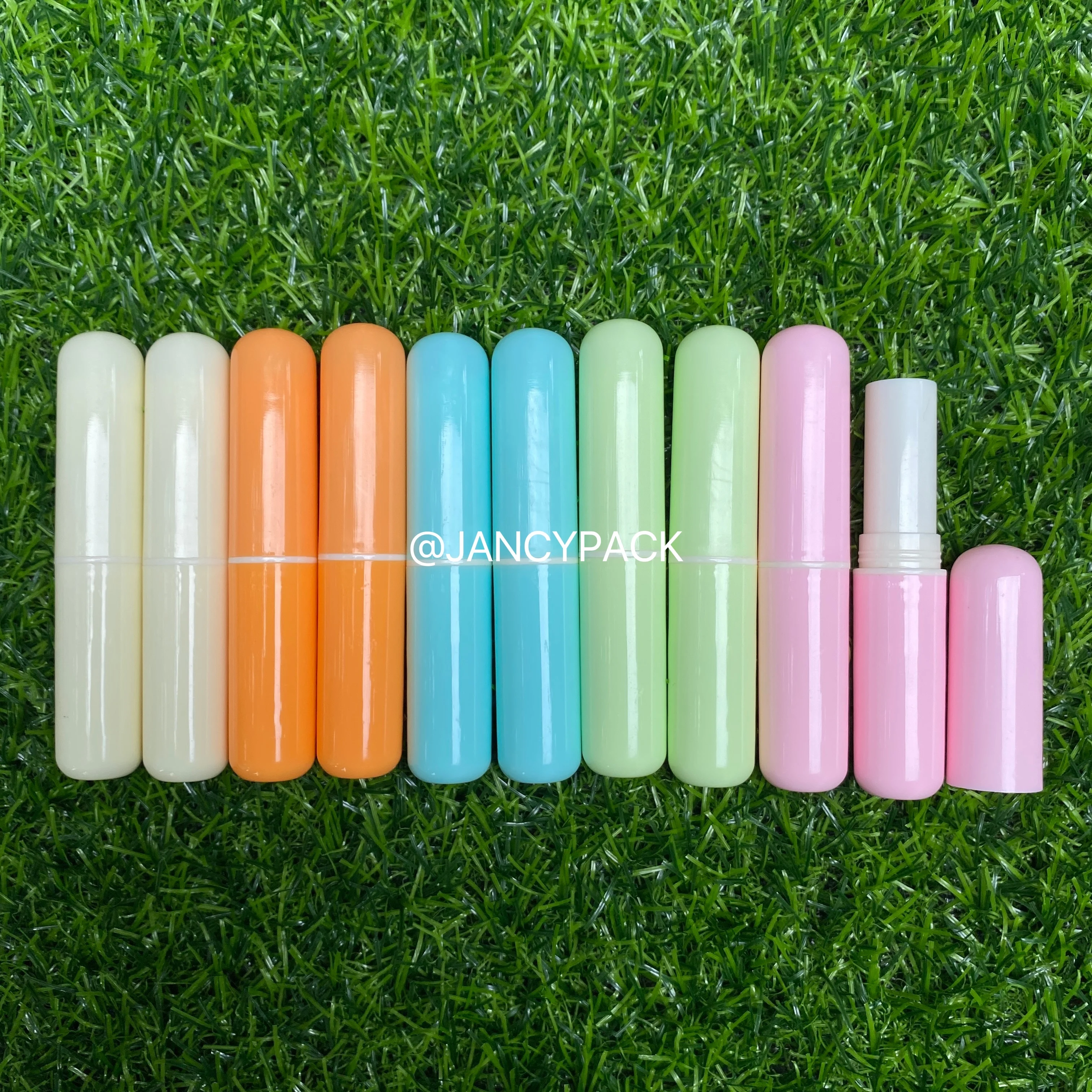 

Lip Balm Container With Caps Mini Empty Lip Balm Stick Tube Lipstick Tube Empty Lip Balm Container Lip Tubes DIY With Sample