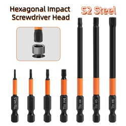 1pc 50/100mm Hex Head Wrench Drill Bit 1/4