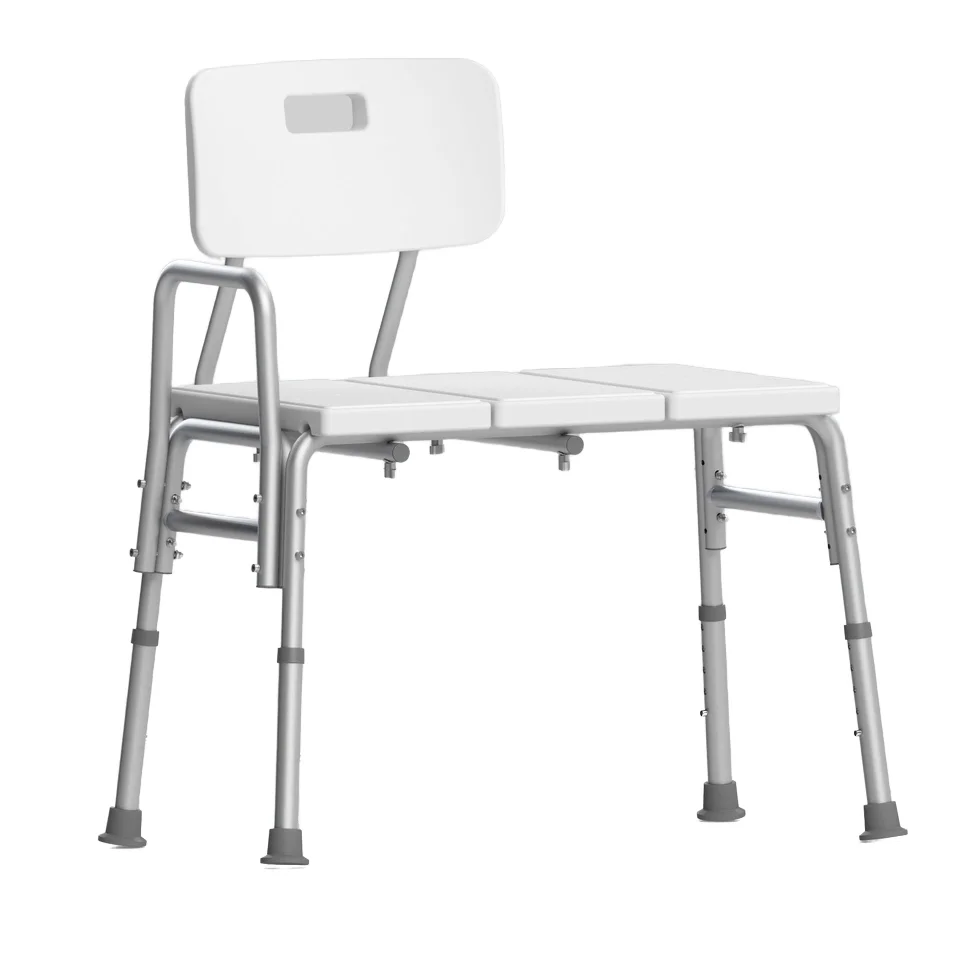 Elder Shower Bath Seat Medical Adjustable Bathroom Bath Tub Transfer Bench Stool Chair