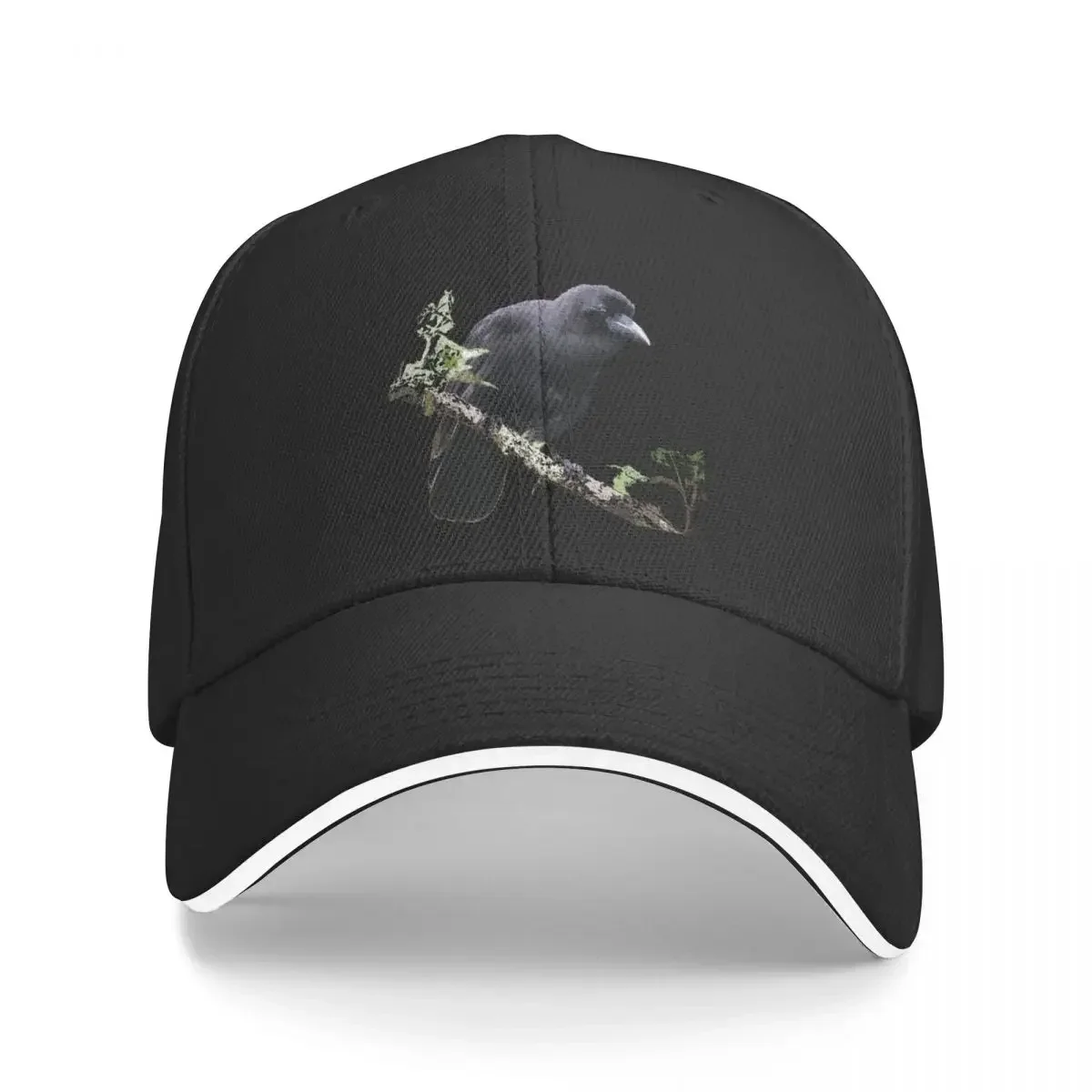 

Hawaiian Crow or ‘Alalā Baseball Cap Uv Protection Solar Hat Beach Bag Mens Tennis Women's