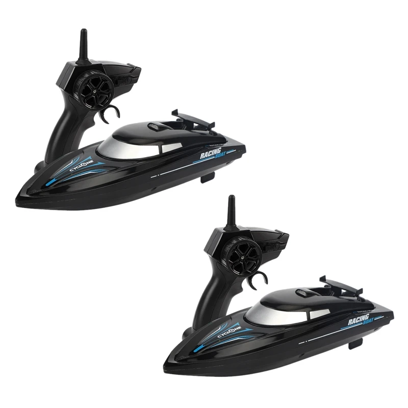 2X 2.4Ghz 10KM/H Dual Motor High Speed Remote Control Boat Swimming Pool And Lake Remote Control Boat Outdoor Toy