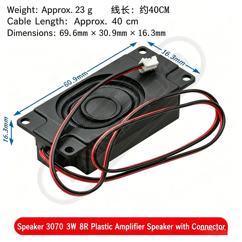 MAX98357 I2S Audio-Verstärkermodul Filterfreie Klasse-D-Verstärkung Unterstützt ESP32 Raspberry Pi – Detail 4