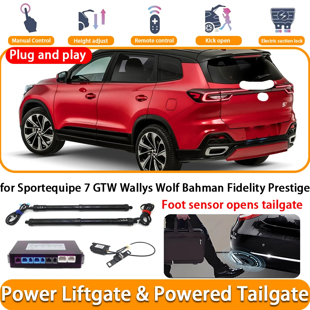 for Sportequipe 7 GTW Wallys Wolf Bahman Fidelity Prestige OEM Electric Automatic Powered Tailgate Power Liftgate System Lift