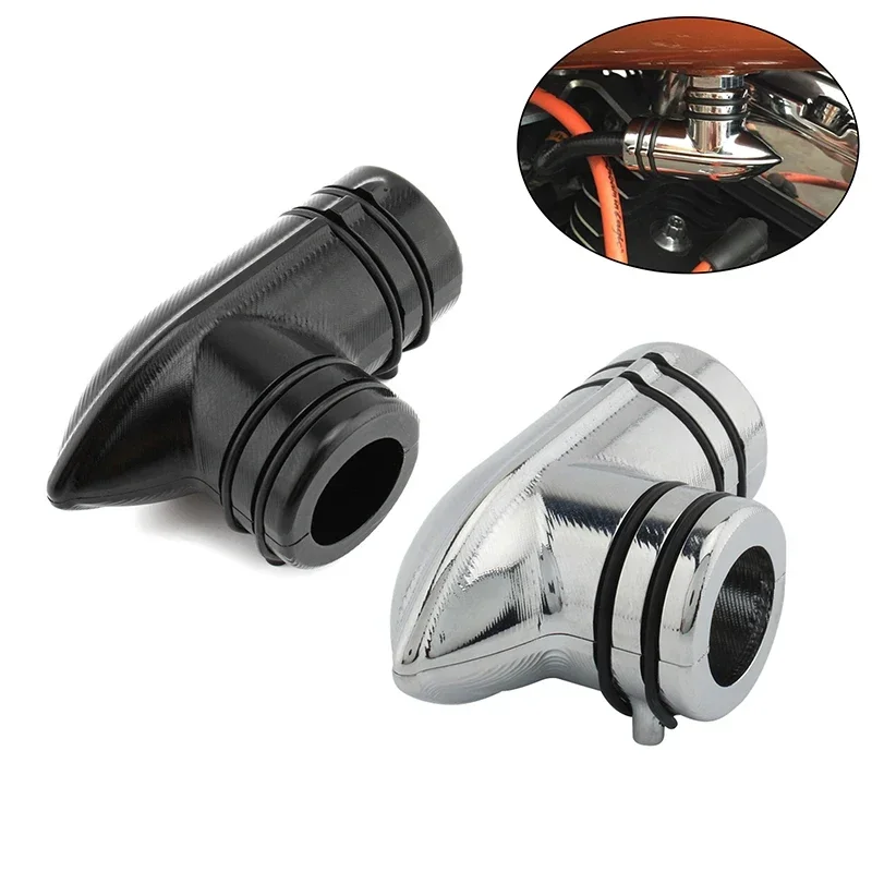 1Pcs Motorcycle Fuel Line Cover Trim For Dyna 2004 2005 2006 2007 2008 2009 2010 2011 2012 Black/Chrome Motorbike Styling Parts