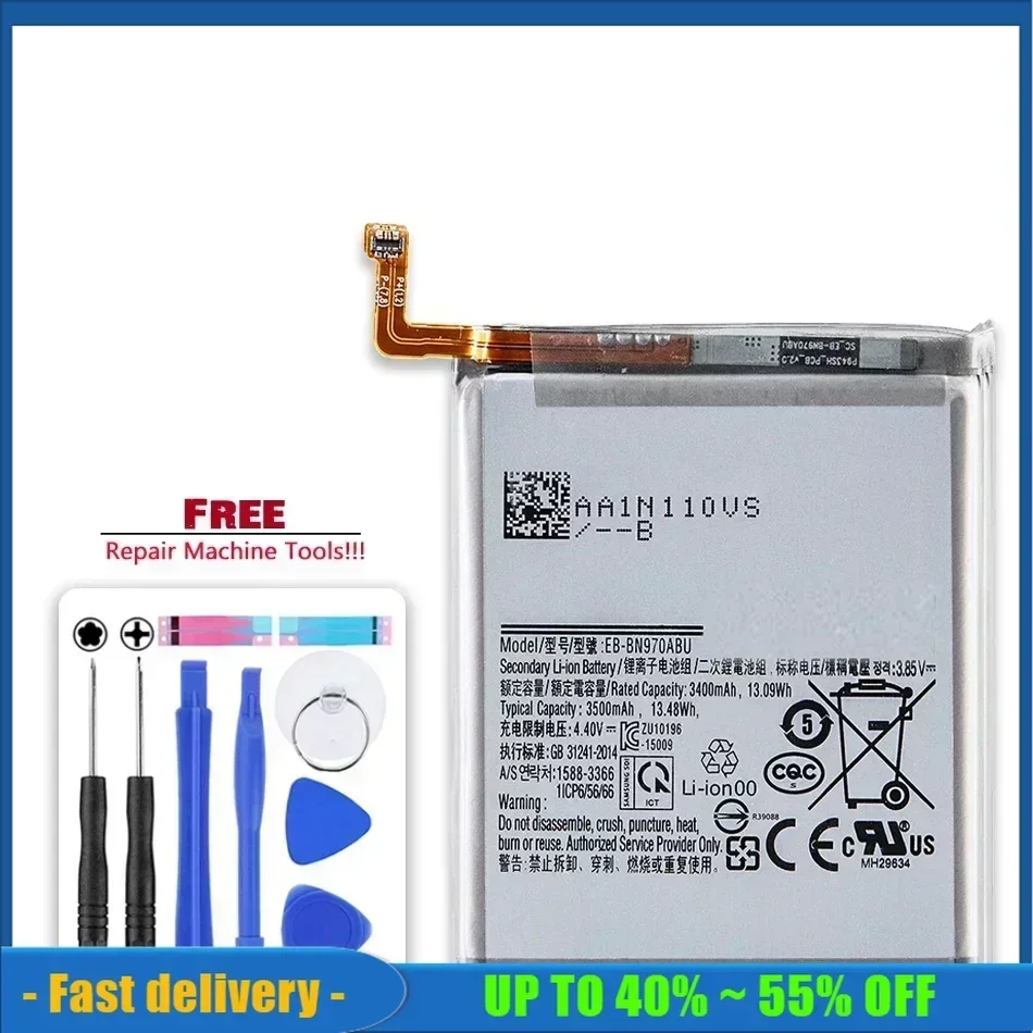 

EB-BN970ABU 3500mAh Mobile Phone Battery For Samsung Galaxy Note 10 Note X Note10 NoteX Note10 5G Smartphon Batteries