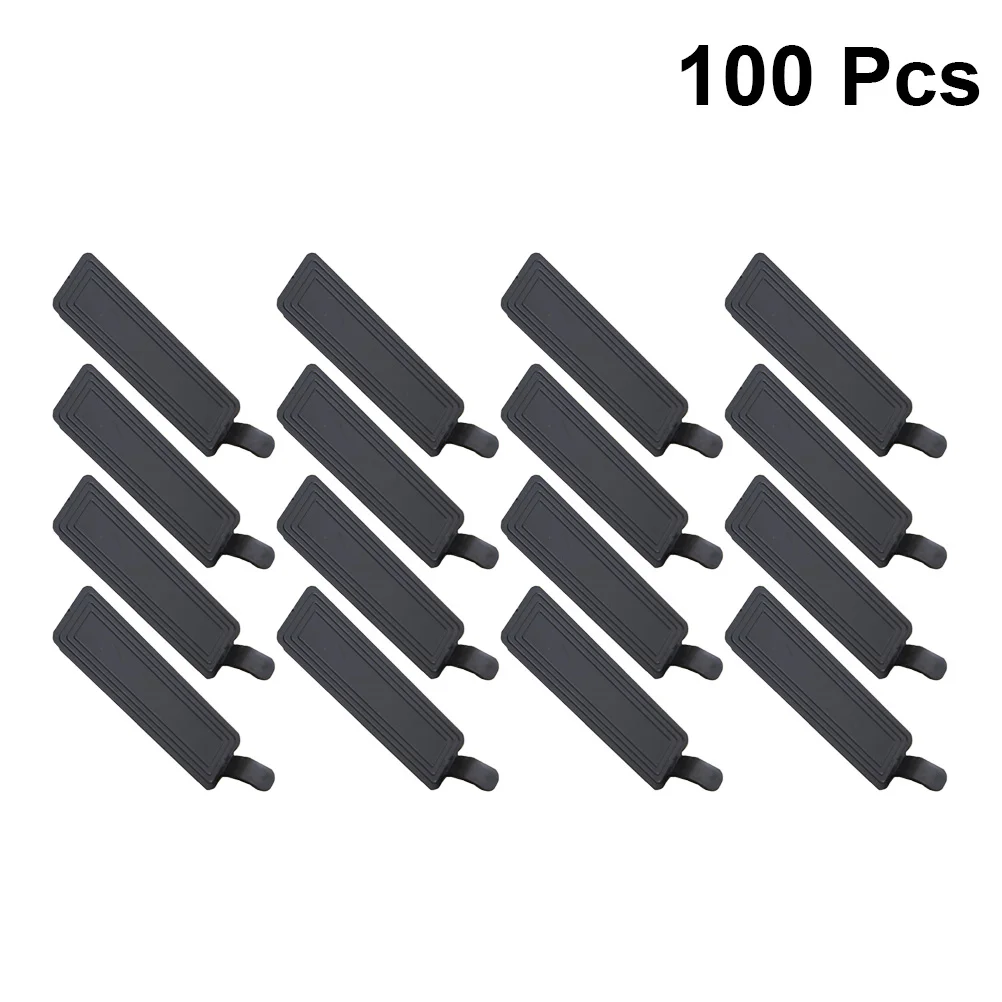 

100pcs Black Mousse Cake Base 13X4Cm Rectangular Dessert Board Baking Tray For Wedding Fondant Tart Display Serving Reusable