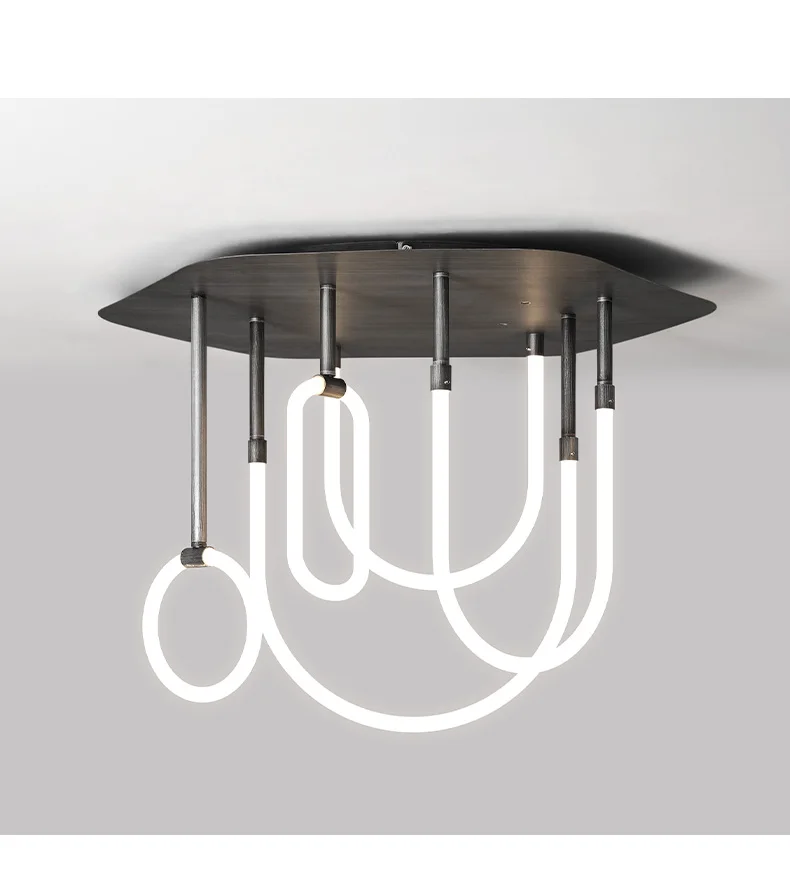 

Simple Modern Led Ceiling Lamp Bedroom Designer Living Room Luminaires Creative Minimalist Simple Dining Room Ceiling Lighting