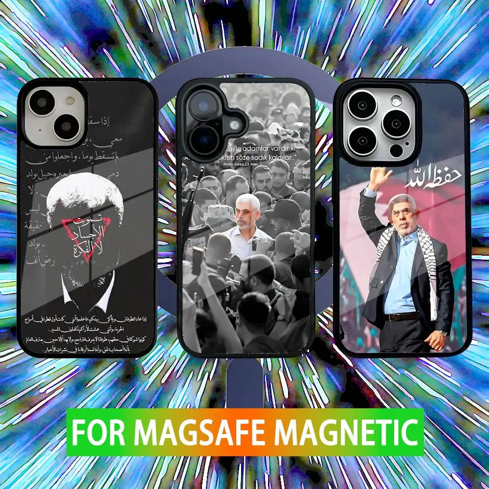 

Y-Yahya S-Sinwar G-Gaza Phone Case For iPhone 16,15,14,13,12,11,Pro,Max,Plus,Mini,SE New Magsafe Magnetic Wireless Charging