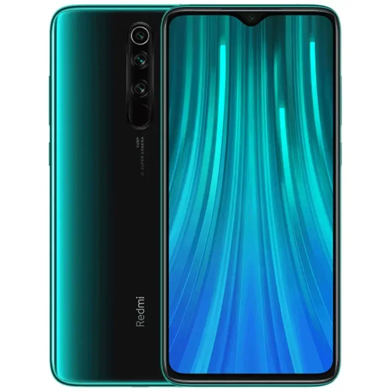 Xiaomi-Smartphone Redmi Note 8 Pro, téléphone portable d'origine, 8 Go, 128 Go, 4G, NDavid, Android, matin, huile essentielle, téléphone pour touristes, Dean mondial