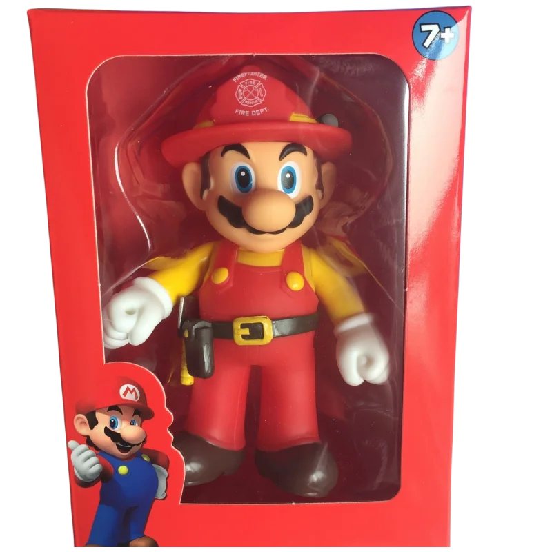 Super Mario Bros Luigi boy's New custom Creative Figure Model Ornament Anime Cartoon Vinyl Doll giocattolo per le vacanze dei bambini