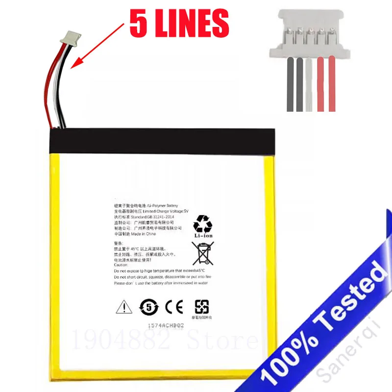 New Battery 30100127 6000mAh30100130 30100125 Tablet Batteries + Tools