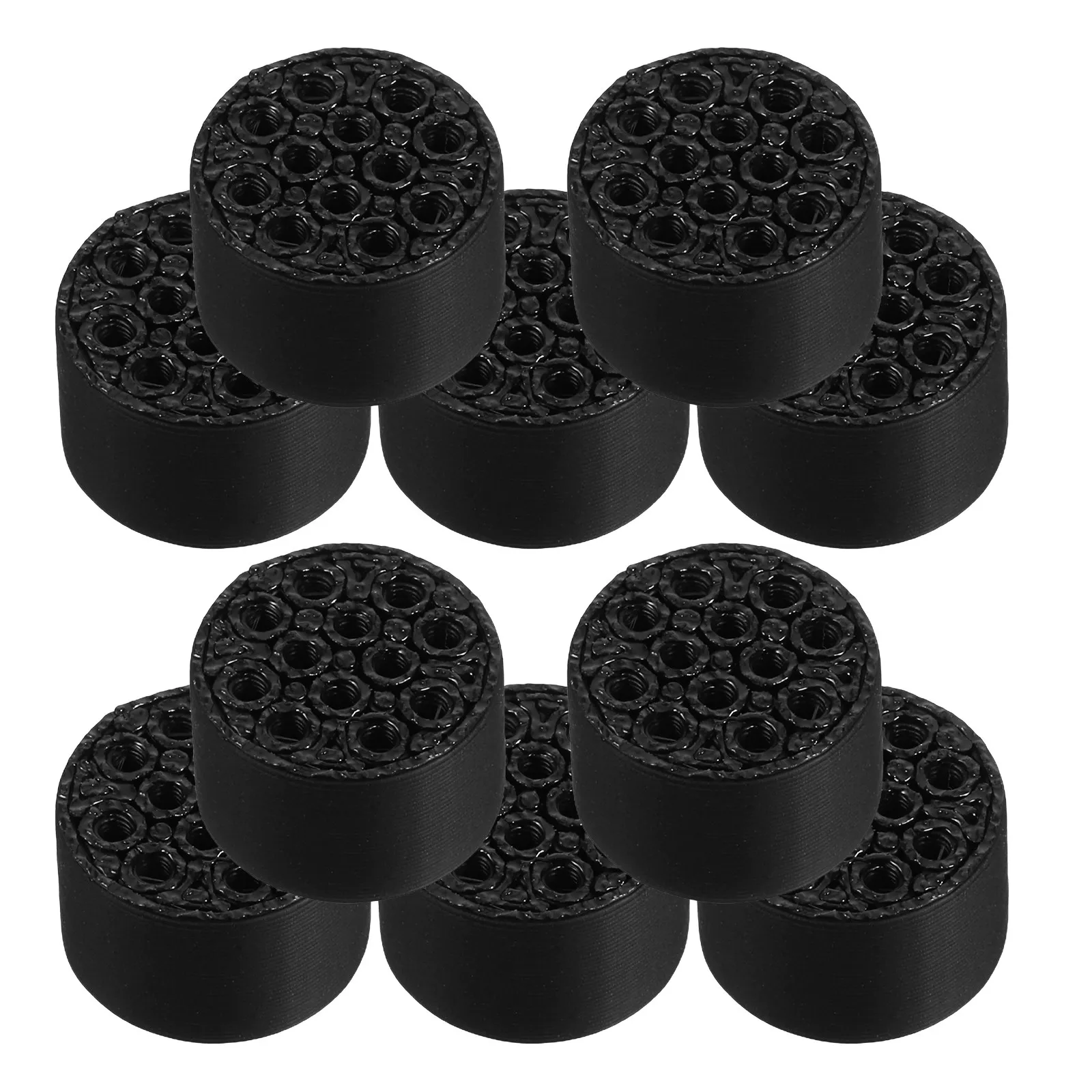 

10Pcs Miniature Coal Stove for Dollhouse Kitchen Realistic Faux Briquettes Handcrafted Detail Decorative Accessory Simulation