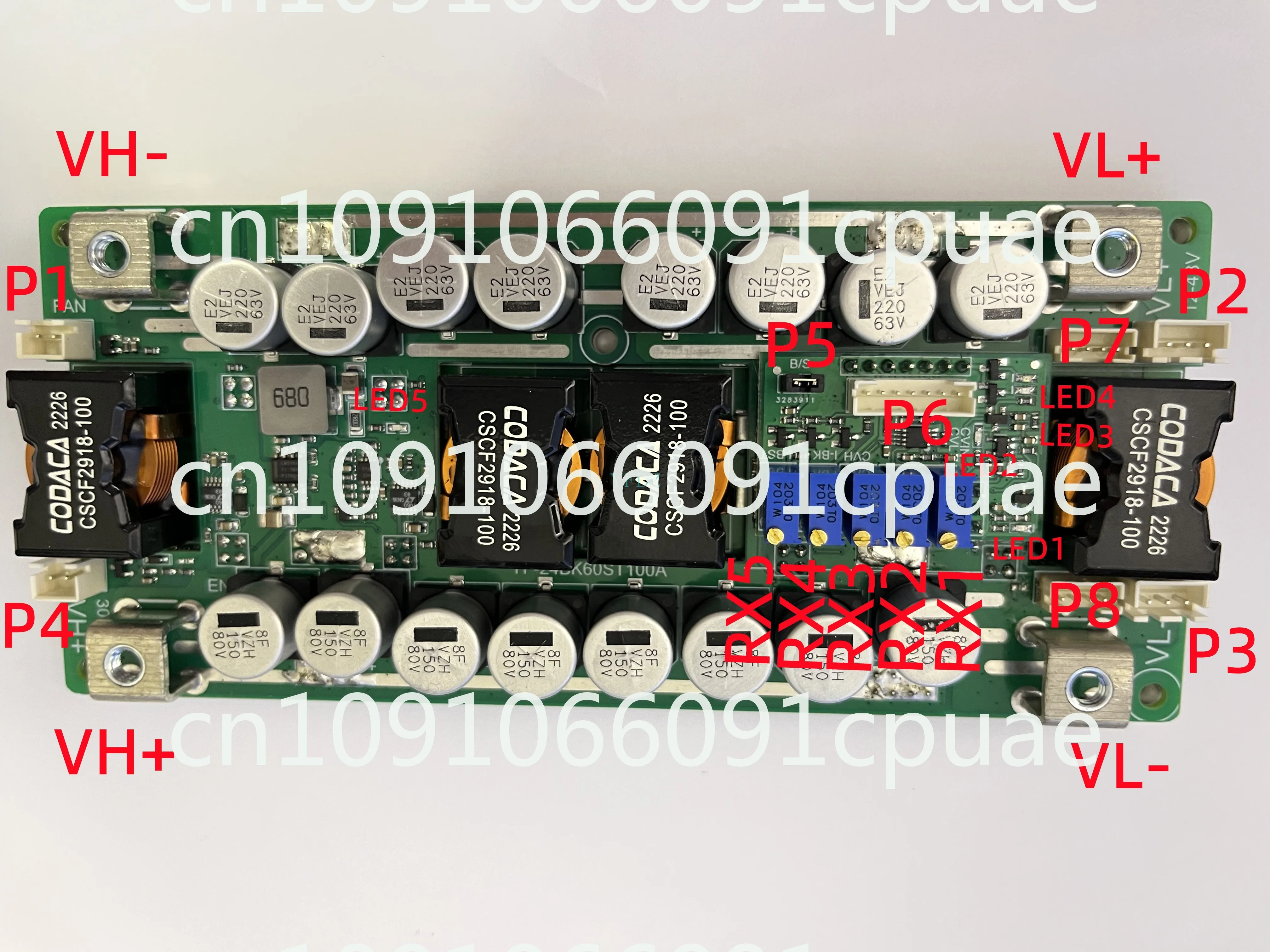 DC-DC High Power Bidirectional Power Supply 60V/80V/100A 2KW Input 12-56V/24-72V Fuel Cell