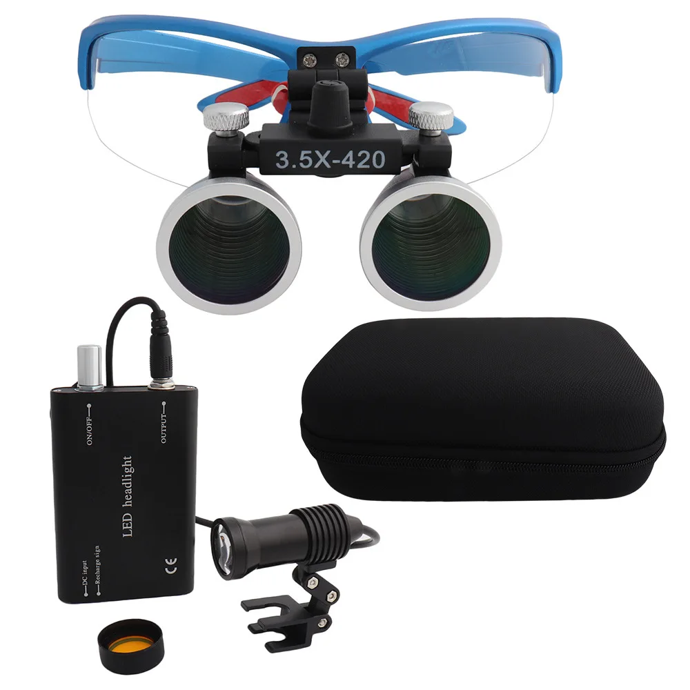 Стоматологические офтальмологические лупы 3,5x, медицинское оральное оборудование, хирургические лупы, бинокулярные лупы для полости рта