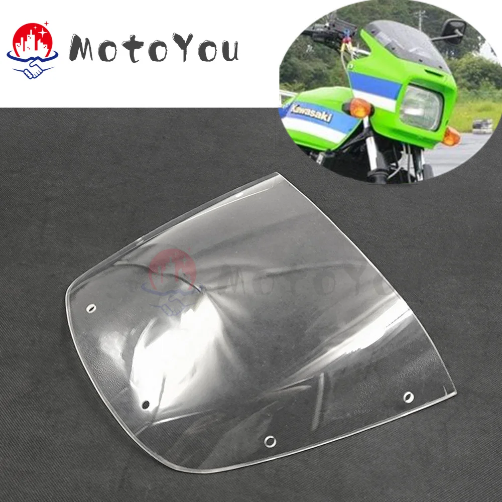 For Kawasaki ZRX 1200 / R 2001-2005 ZRX1200 / 1999-2000 ZRX1100 Windscreen Windshield Fairing Front Glass Wind Touring Screen