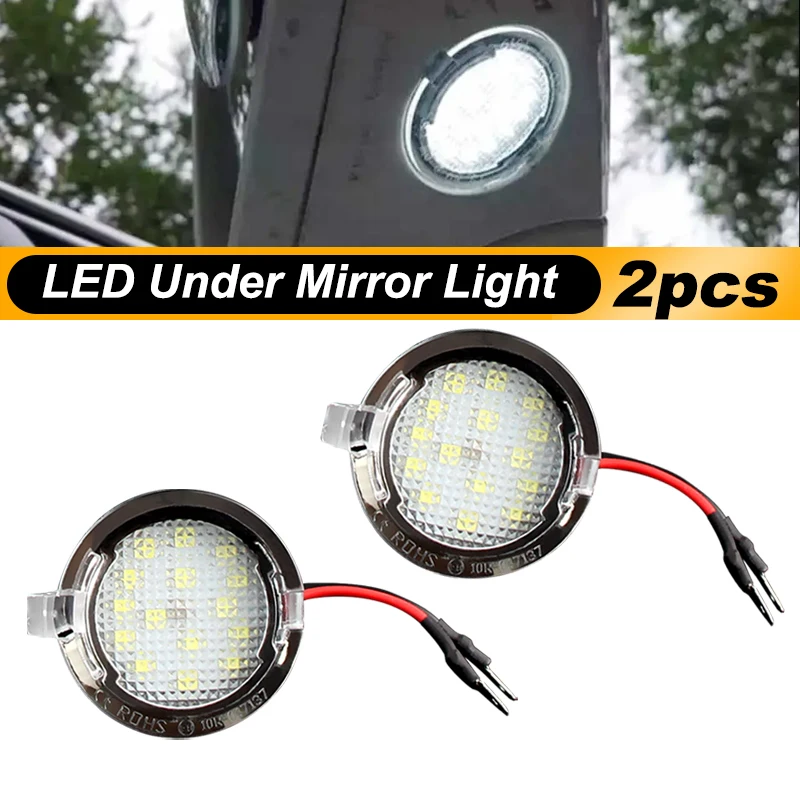 

2X LED Pathway Lighting CANBUS Under Side Mirror Puddle Light for Ford Edge Ranger Mondeo Fusion Flex Explorer Taurus Expedition
