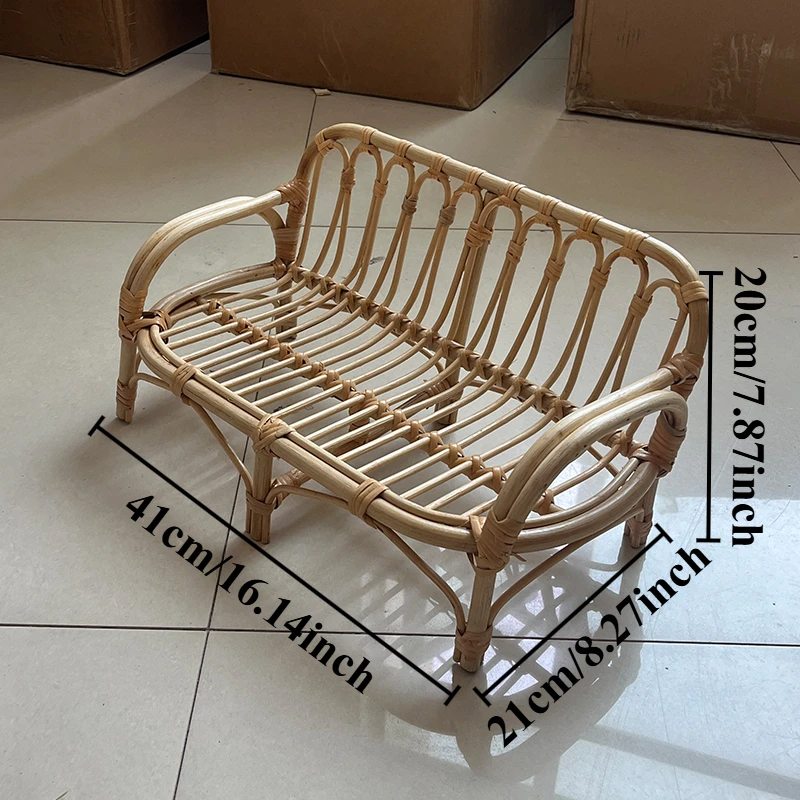 الروطان كرسي أطفال الوليد التصوير الدعائم خمر الروطان اليدوية مساعد خلفية كرسي بطانية استوديو صور الأثاث