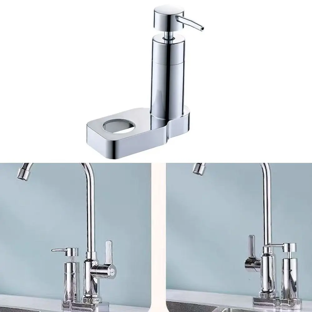 

Новый встроенный кухонный дозатор мыла, пресс-насос 360° ° Дозатор жидкости под давлением вращения Дозатор мыла под раковиной на столешнице