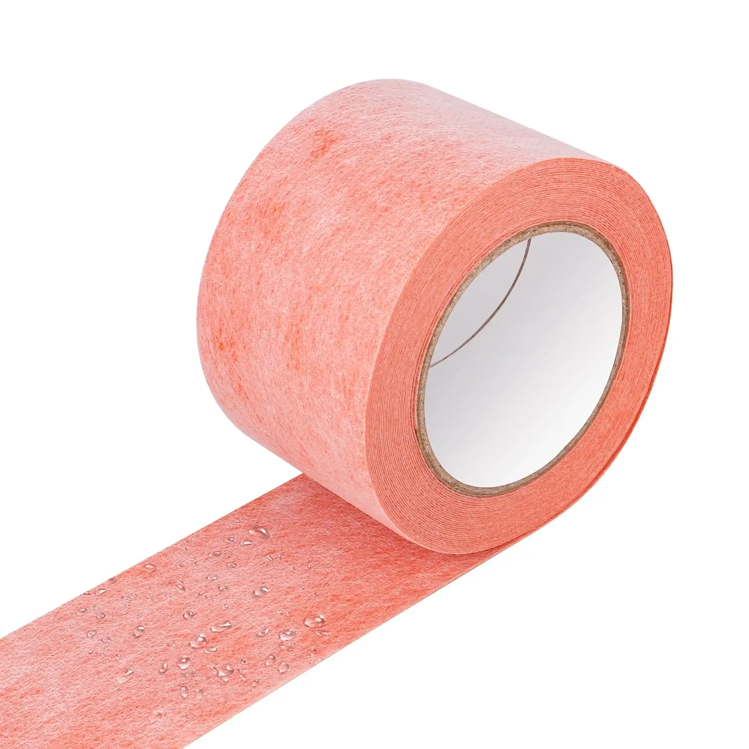 

Рулонная гидроизоляционная мембрана, толщина 24 мил, 3 дюйма × 33 фута, для гидроизоляции подложки под плитку, полиэтиленовая тканевая мембрана