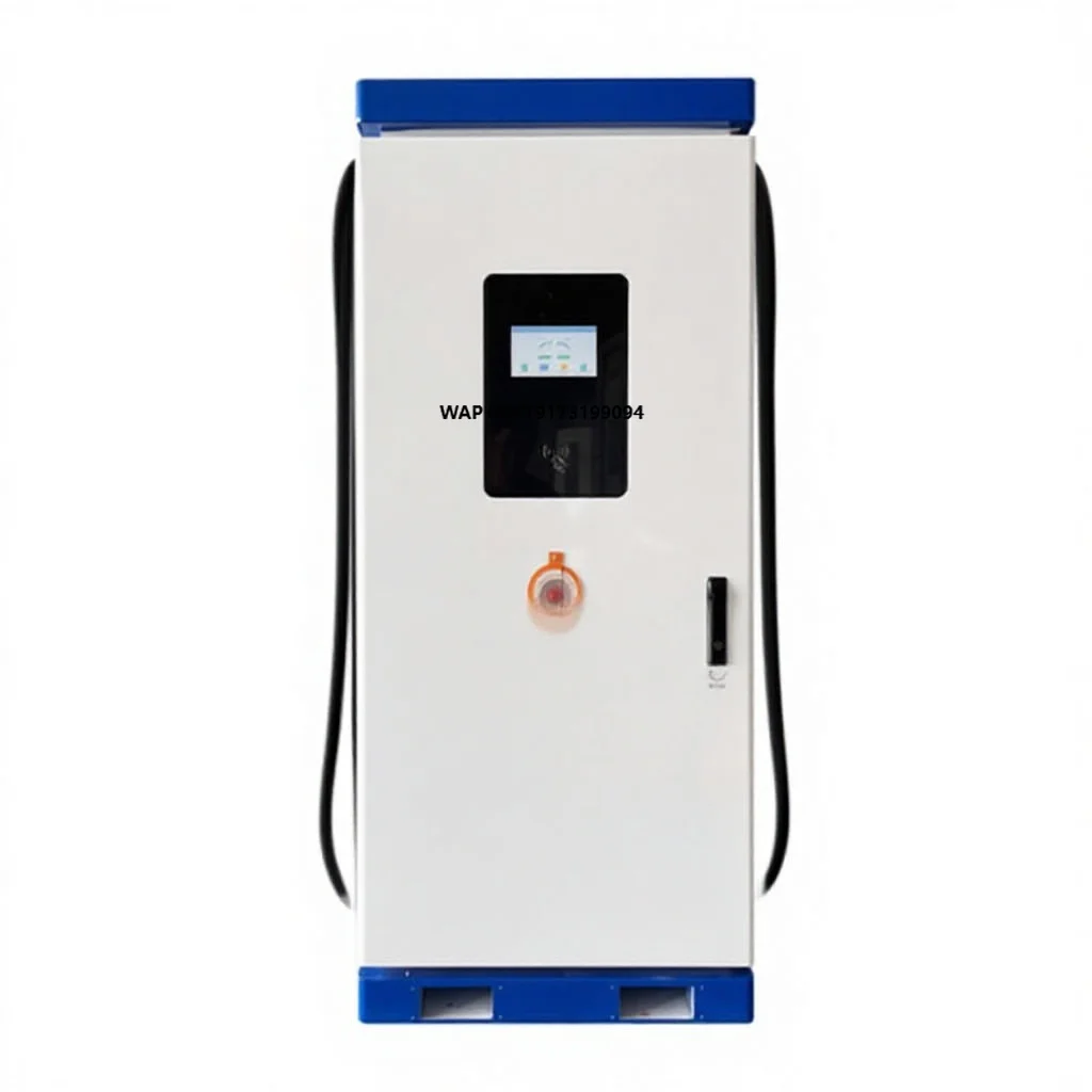 80kw DC Fast Charging Pile DC EV Charger Station With LCD Screen GBT CCS1 CHADEMOCharging Station