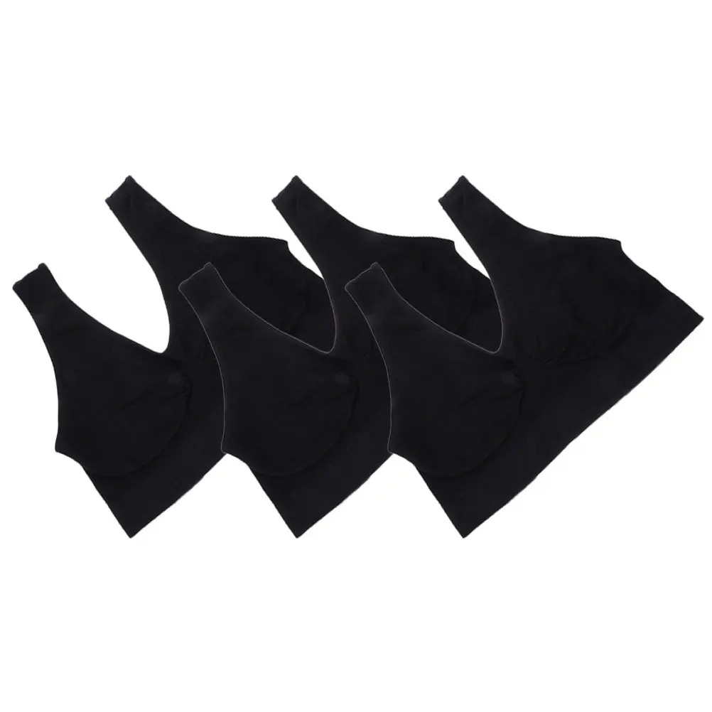 Sujetador deportivo de Yoga para mujer, ropa interior transpirable sin aros para correr y Fitness, cómodo sujetador de entrenamiento, ropa interior deportiva, 3 uds.