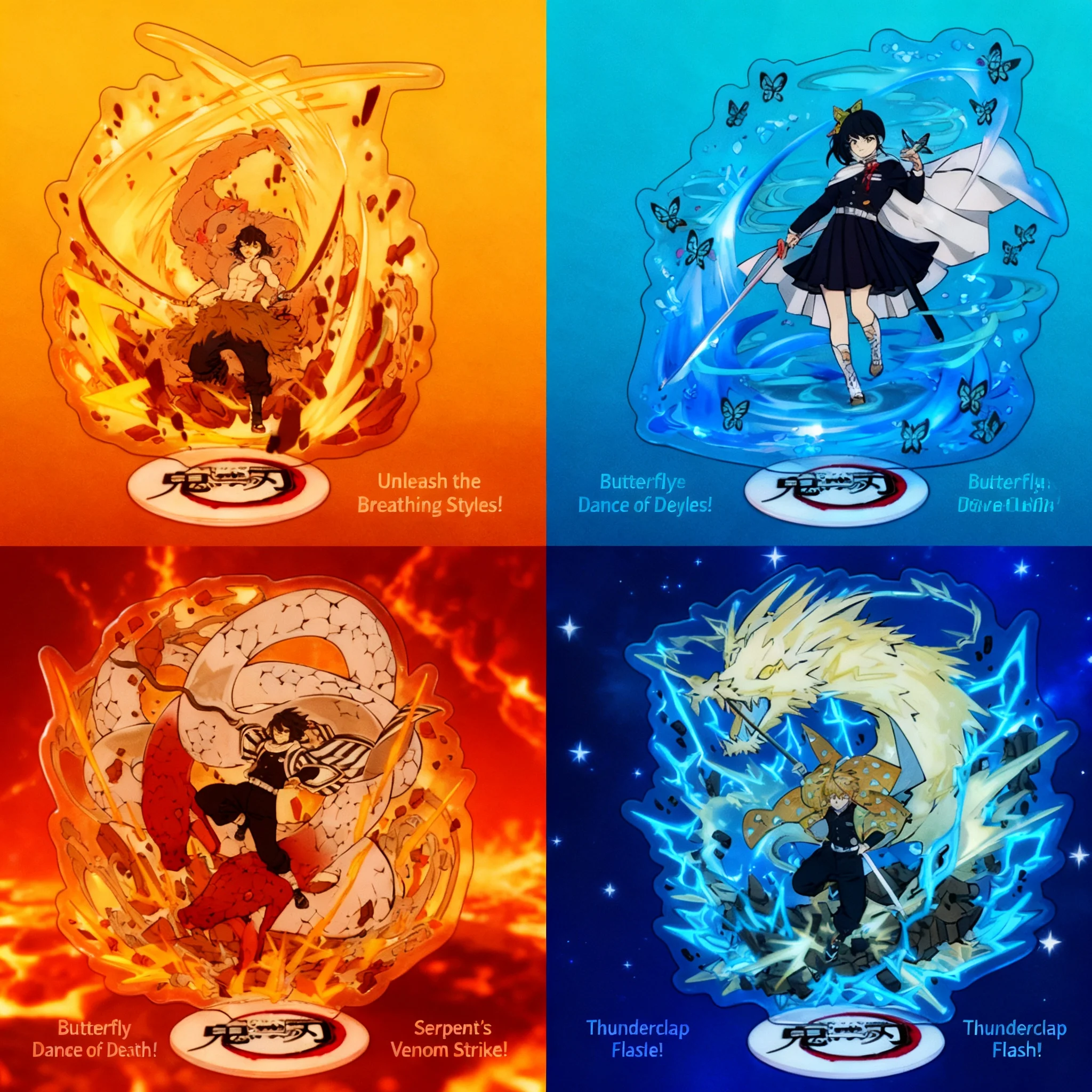 

Double Layer Double Sided Special Effect Demon Slayer Kimetsu no Yaiba Kamado Tanjiro Anime Acrylic Standee Figure Collectible