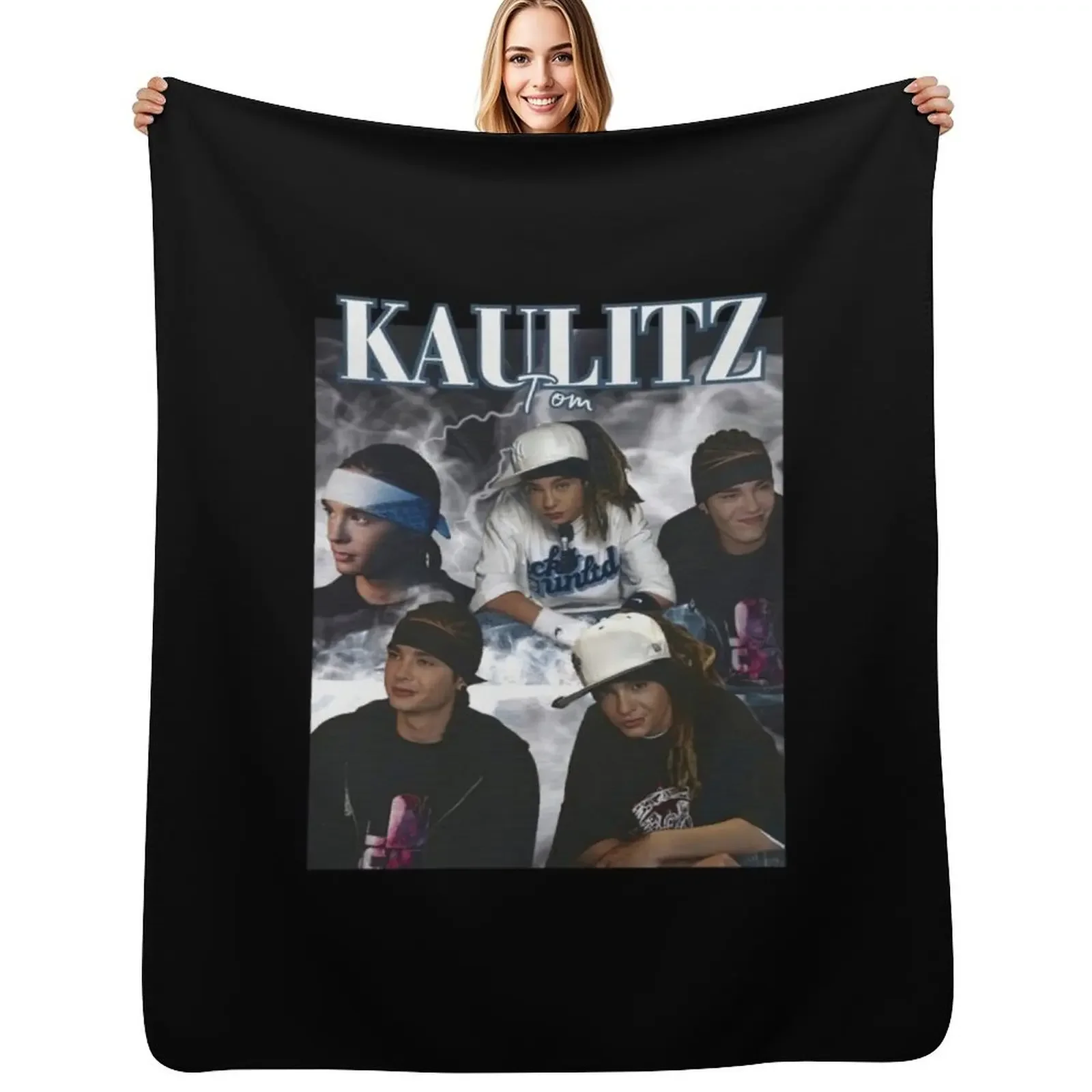

Tokio Hotel Tom Kaulitz Throw Blanket manga Winter beds Large Blanket