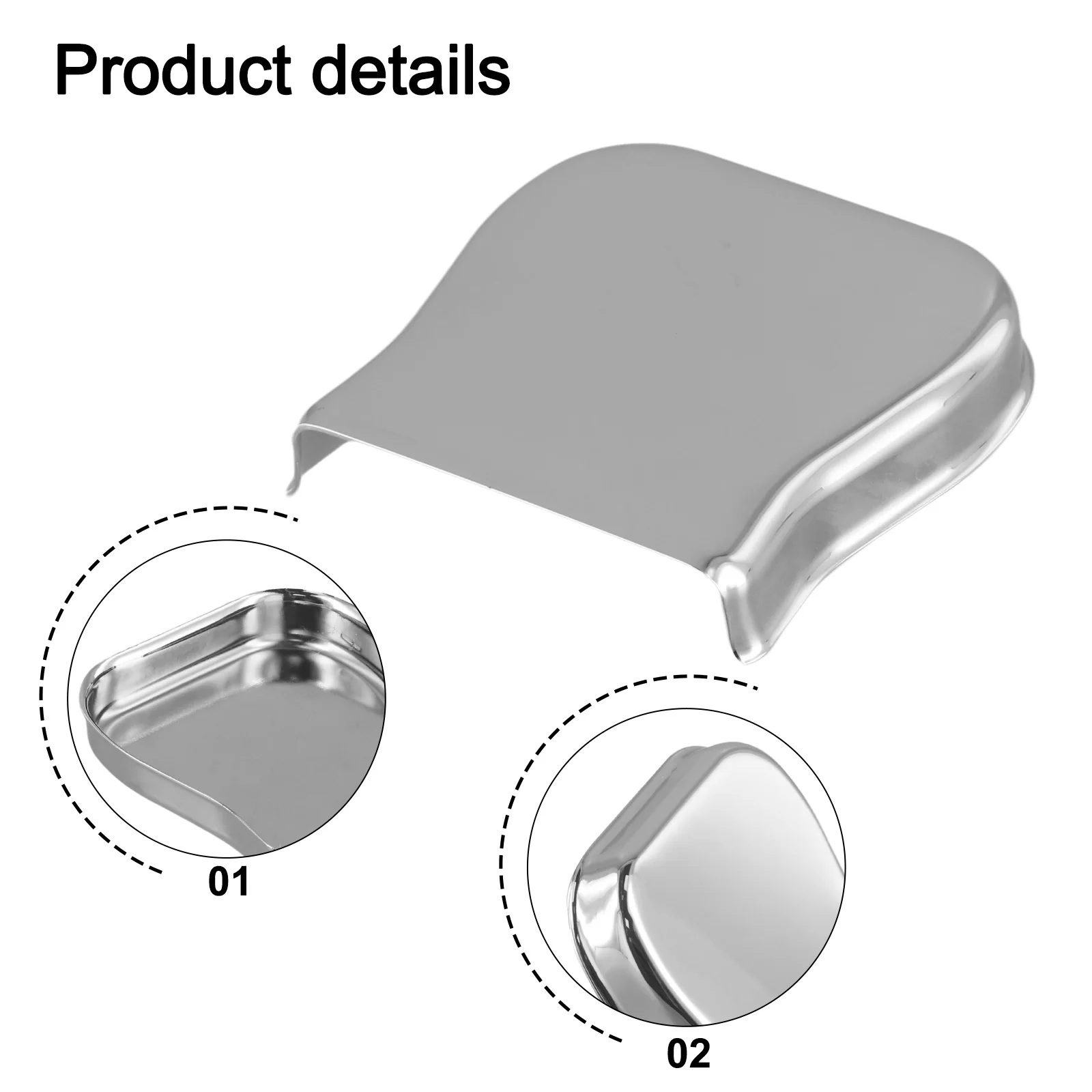 

Guitar Parts Guitar Bridge Cover Metal Parts&Accessories Silvery For Tele Electric Guitar Lightweight Brand New