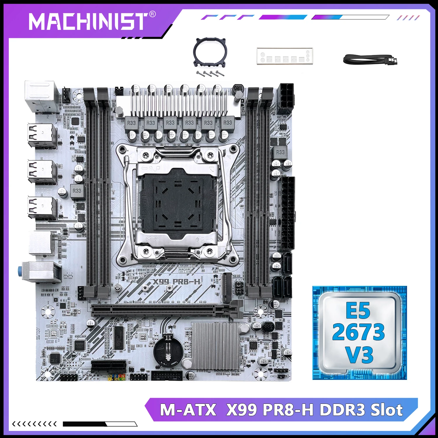 เมนบอร์ด MACHINIST X99 Xeon E5 - Pc Gaming Ddr3 บทวิจารณ์และราคา