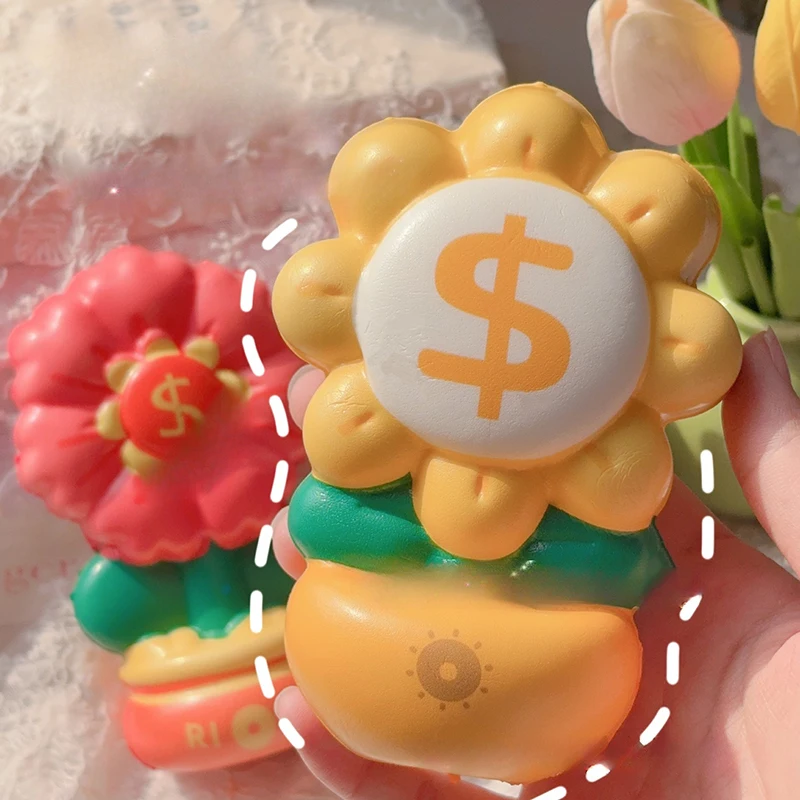 1 sztuka Kwiat Get Rich Antystresowy dla Dorosłych Zabawki do Ściskania Dzieci Dekompresja Sensoryczna Zabawka Fidget