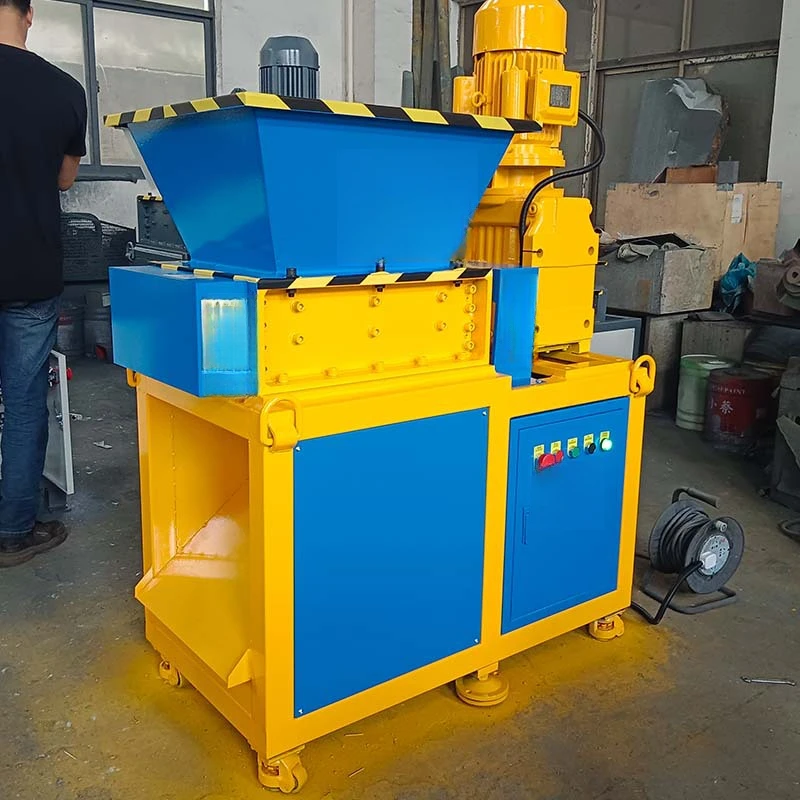 

Multifunctional Small Dual-Axis Cardboard Food Waste Crusher Wood Plastic Industrial Shredder Manufacturer