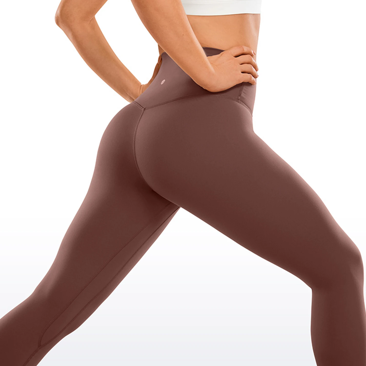 CRZ YOGA frauen Gebürstet Nackt Gefühl Yoga Leggings 25 Zoll-Hohe Taille Matte Weiche Workout Strumpfhosen Laufhose