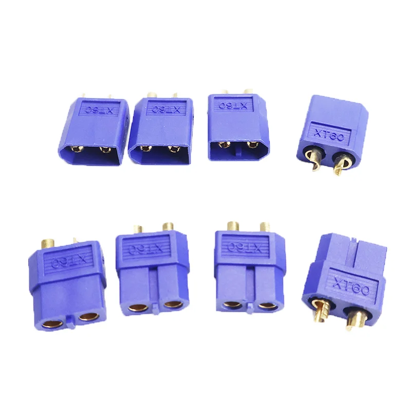 Connettore XT60 4 paia con 4 colori (rosso, nero, giallo, blu) maschio/femmina per striscia LED per auto RC drone Identificazione facile della polarità