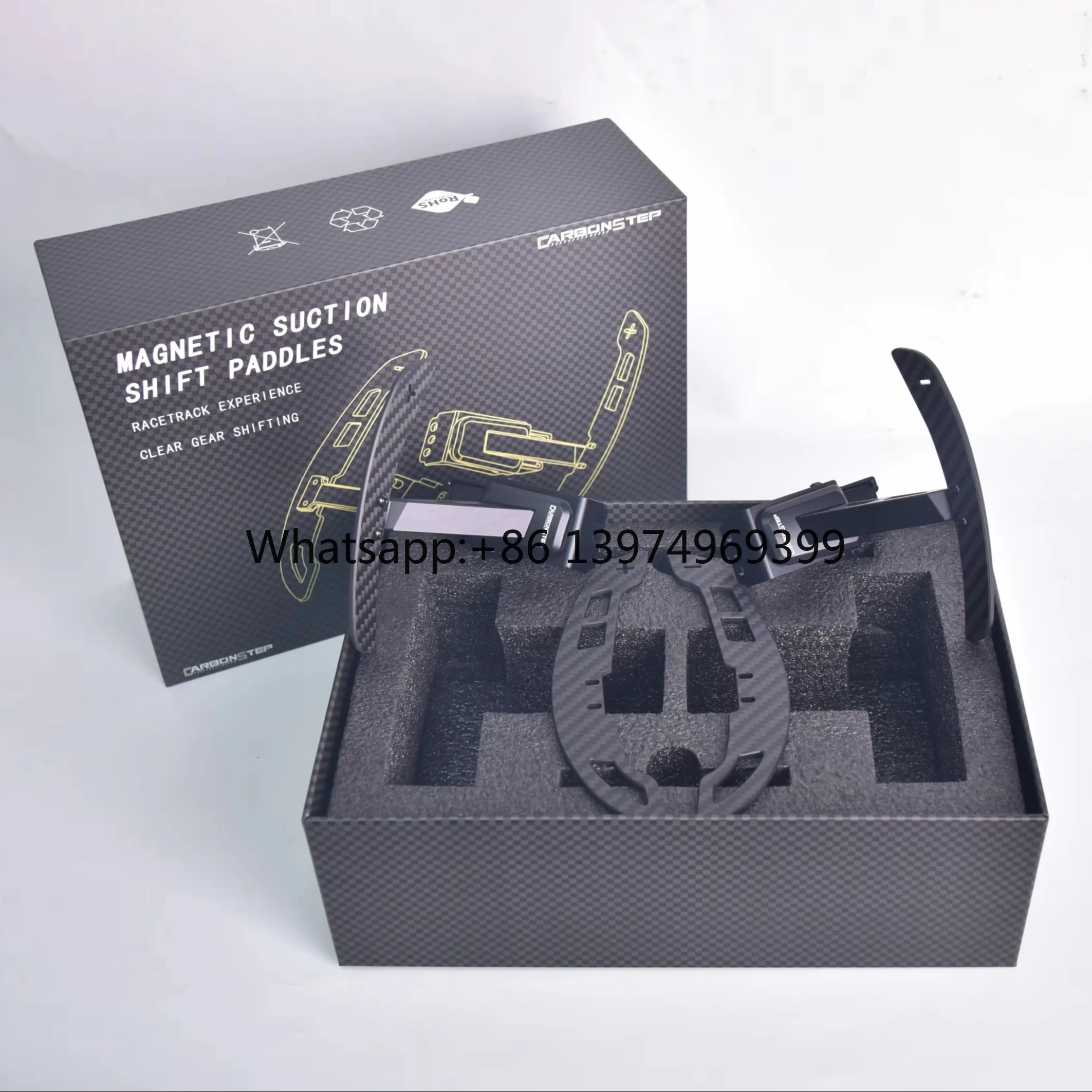 Carbon Fiber Magnetic Shift Paddles Enhance Driving Experience Suitable for Porsche 911 Cayenne Macan Panamera
