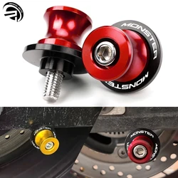 For Ducati MONSTER 821 950 950SP 2013-2023 2016 2019 2020 Motorcycle Accessories 6mm Swingarm Spools Sliders Stand Screws