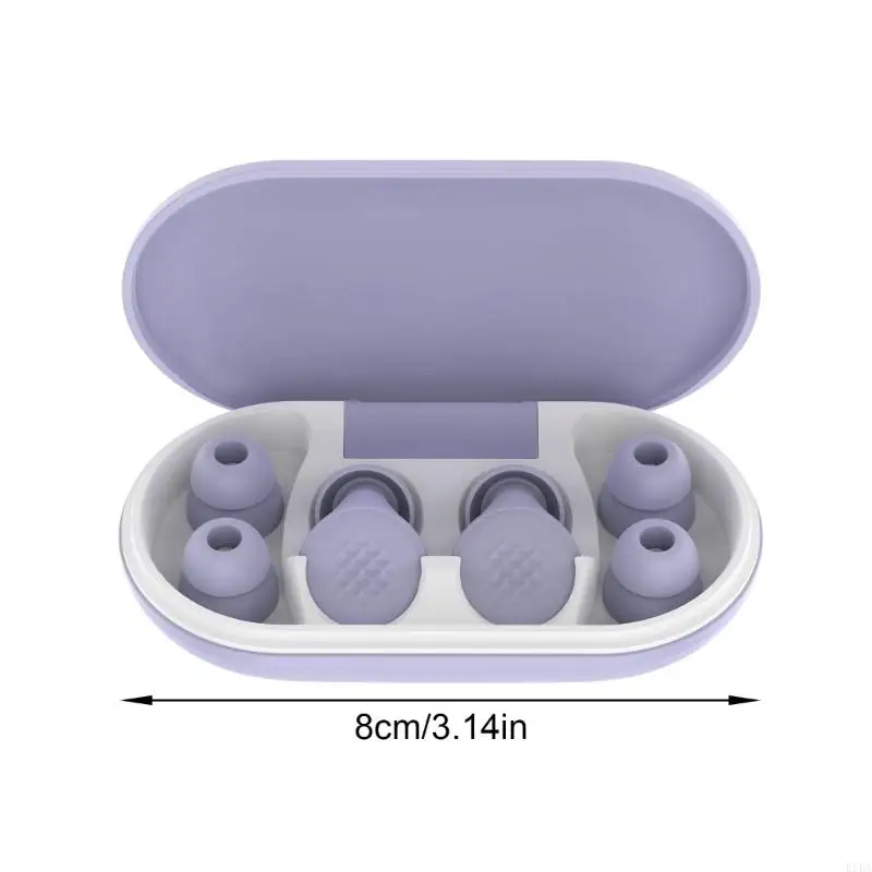 توفر حساسية سدادات الأذن المصنوعة من السيليكون صمتًا مريحًا للنوم والدراسة B2EA #6