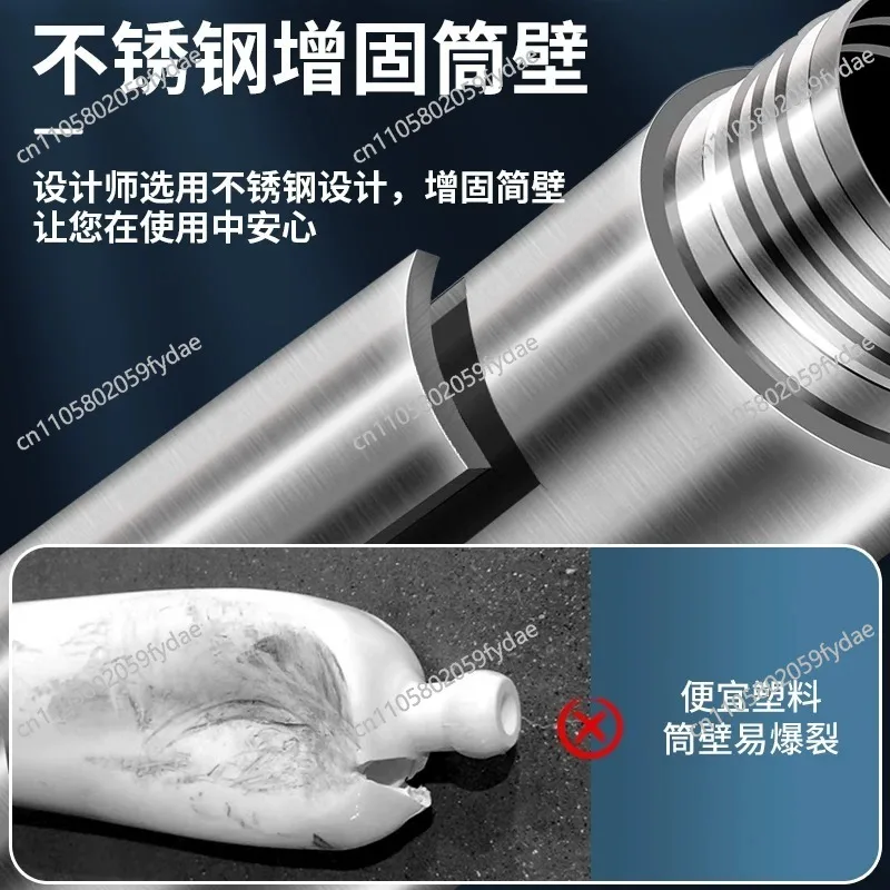 Toilet Auger - Drain Unclogging Tool Powerful Plunger for Bathroom and Kitchen Pipes  Tool for Clearing Blockages