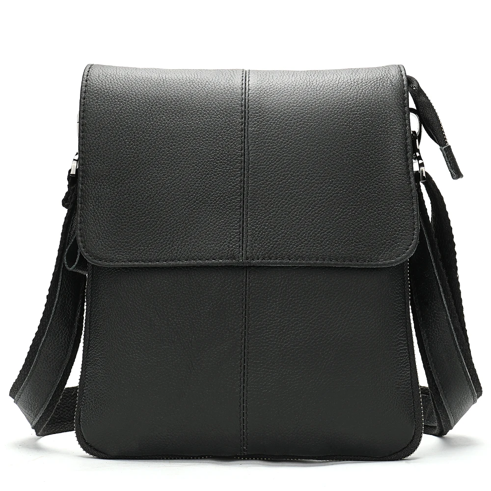 Imagem -02 - Westal-bolsa de Ombro em Couro Genuíno Bolsa Mensageiro Masculina Maleta Casual Empresarial Bolsas Crossbody Bolsa Masculina para Ipad Marido