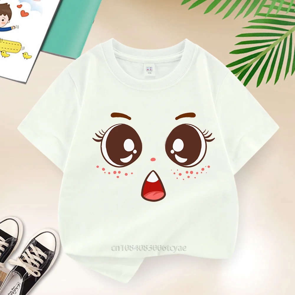 

Футболка в стиле хип-хоп для подростков, 100% хлопок, детский мультяшный принт с милыми выражениями младенцев, повседневный уличный топ с коротким рукавом для мальчиков и девочек в стиле Харадзюку