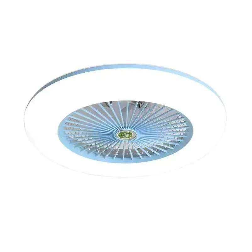 Ultra thin Ceiling Fan Lights Air Invisible Blades Ventilator Plafonnier Lighting Dimming Wind Speed Platfond Lamp Silent Blower